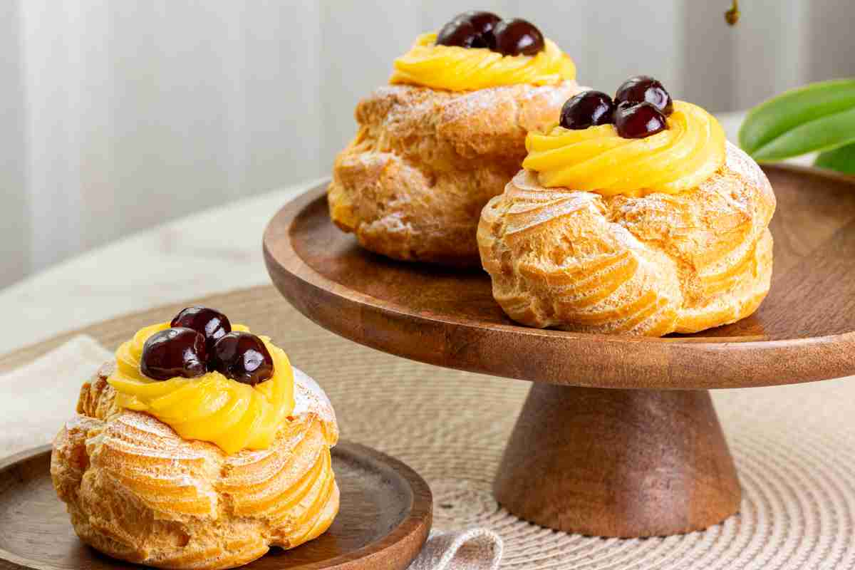 Zeppole di San Giuseppe al forno