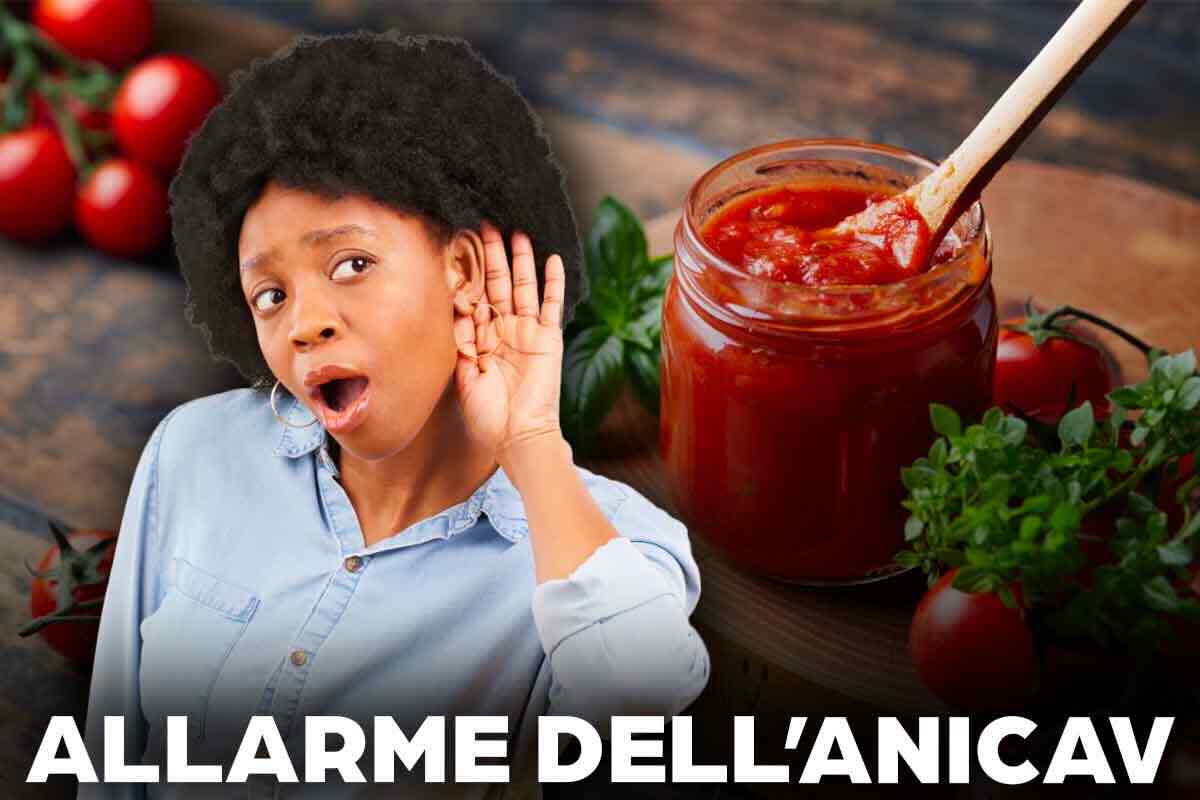 Barattoli di pomodoro: l'allarme dell'ANICAV