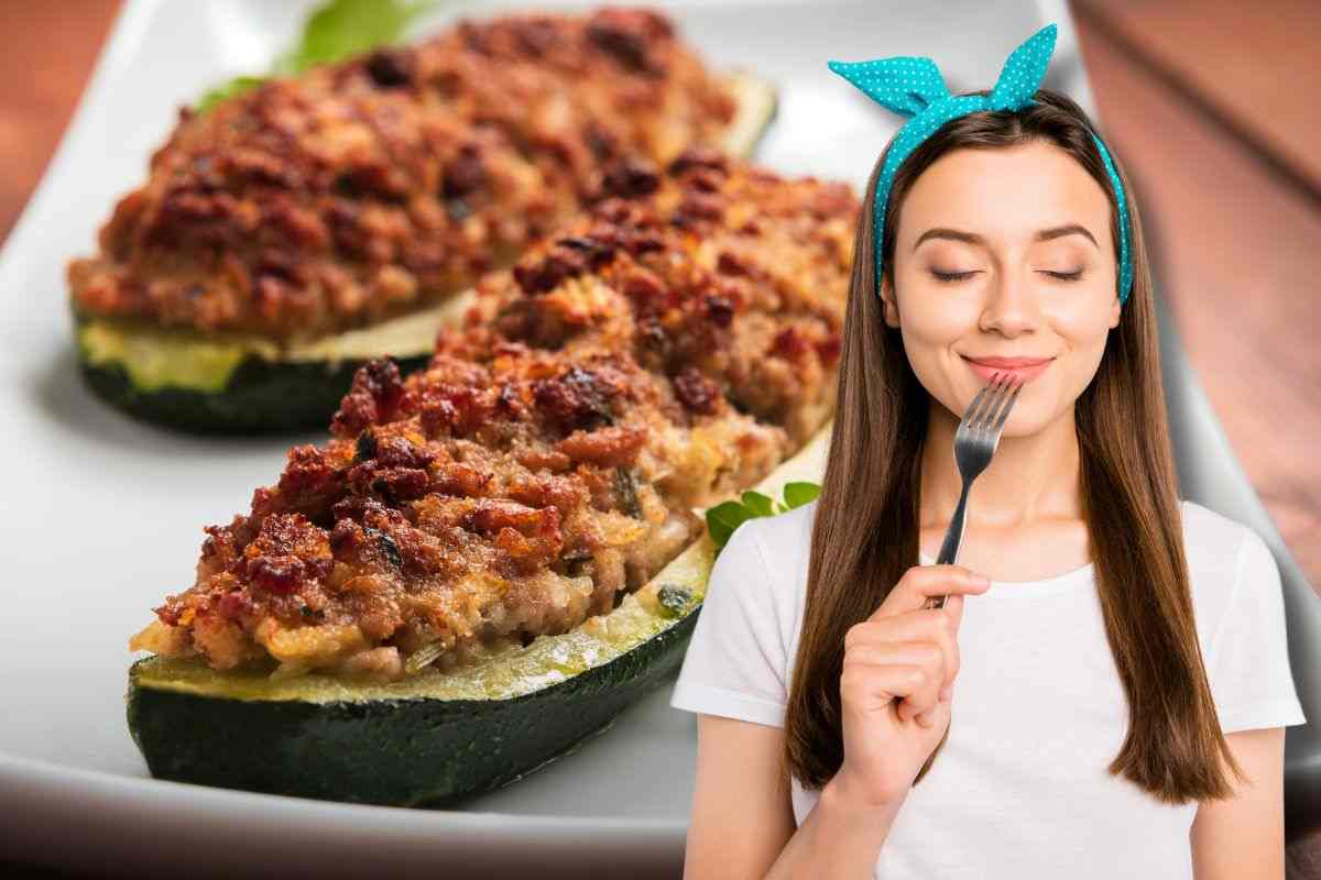 barchette di zucchine con carne ricetta