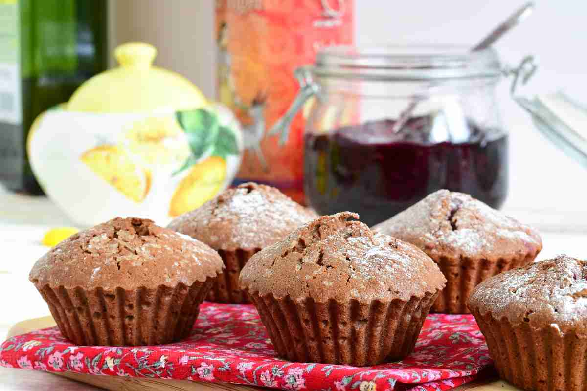 Muffin al cioccolato vegani