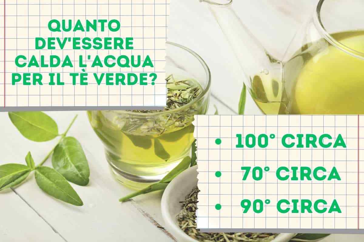 qual è la giusta temperatura dell'acqua per il tè?