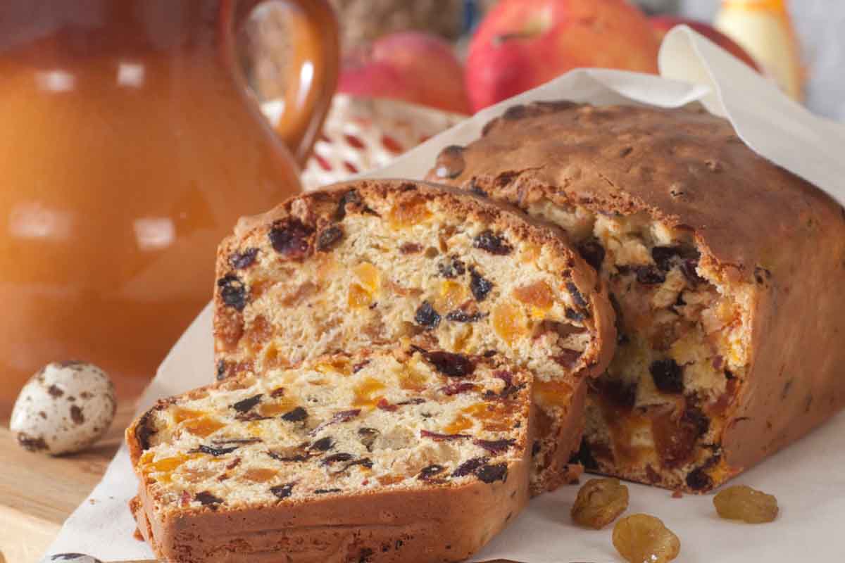 ricetta pane alla frutta