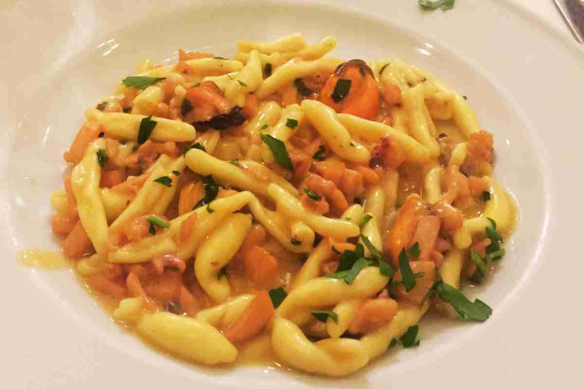 Cavatelli ai frutti di mare