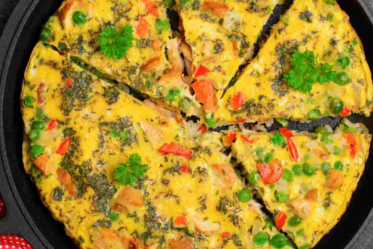 ricetta frittata con verdure di primavera