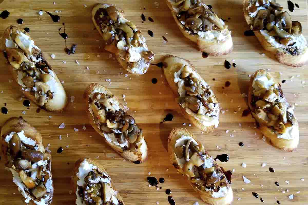 crostini ai funghi ricetta