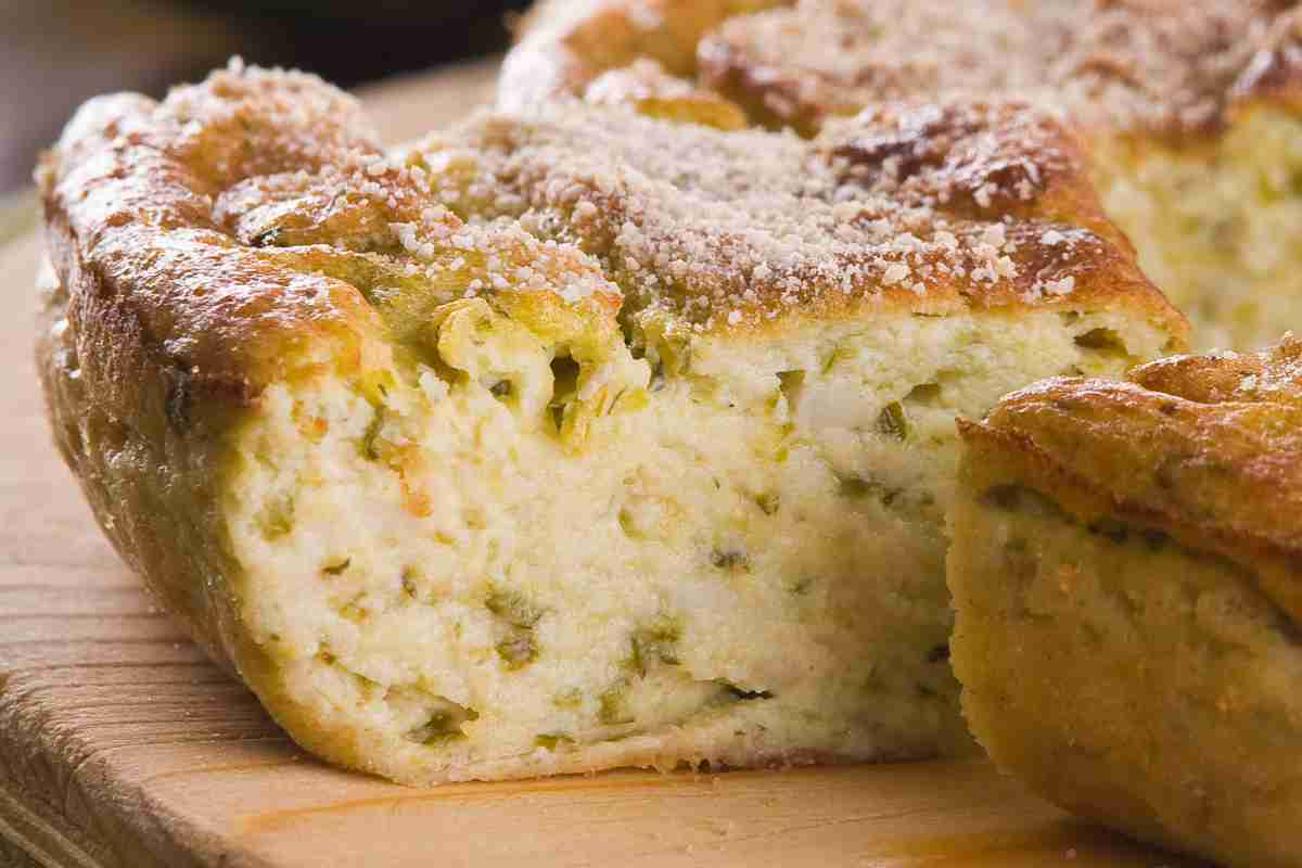 Flan zucchine e scamorza a forma di ciambella