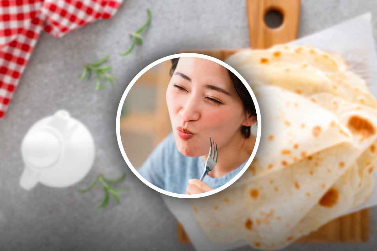 Piadina con 2 ingredienti