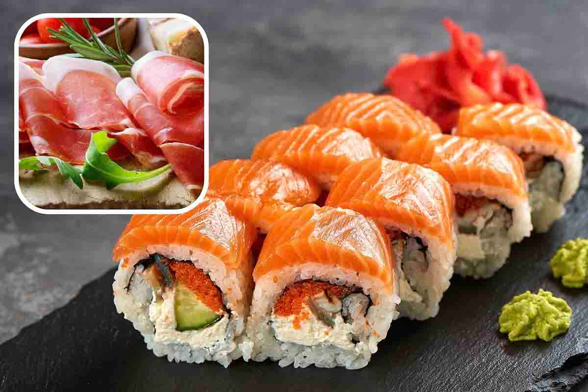 Sushi prosciutto crudo ricetta