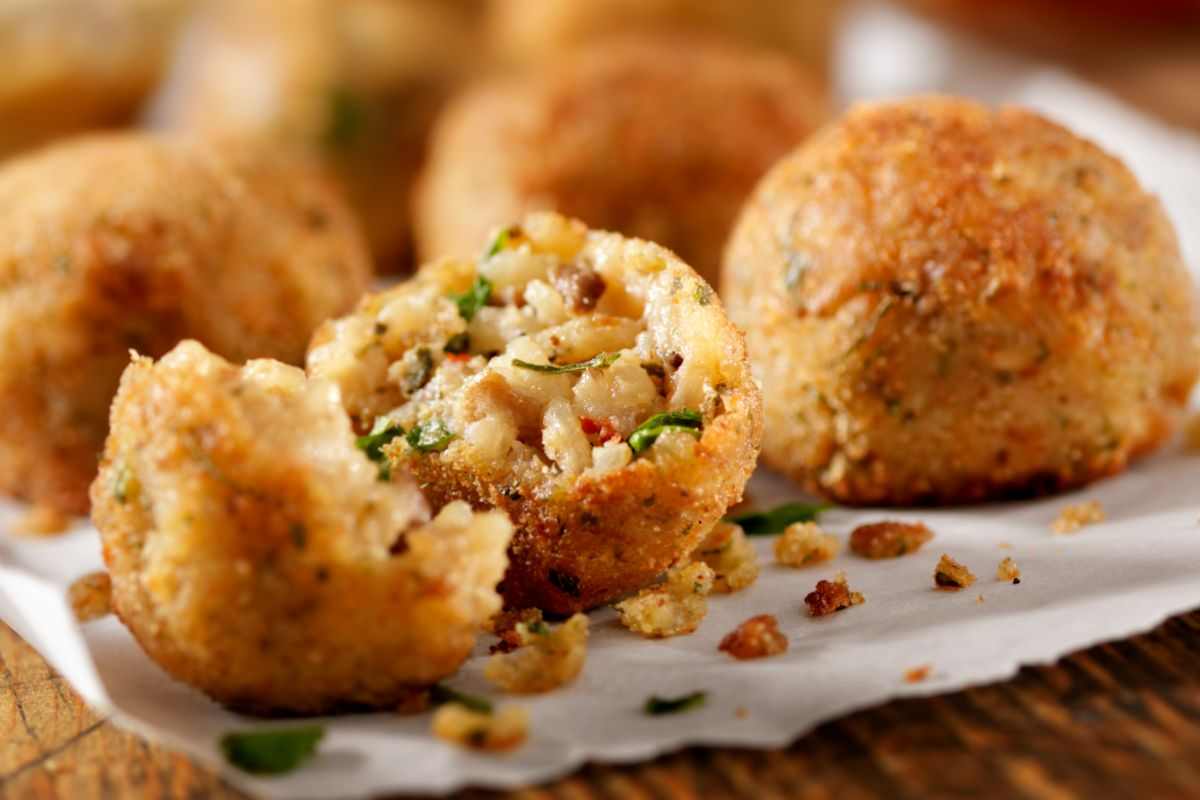 arancini vegetariani speziati