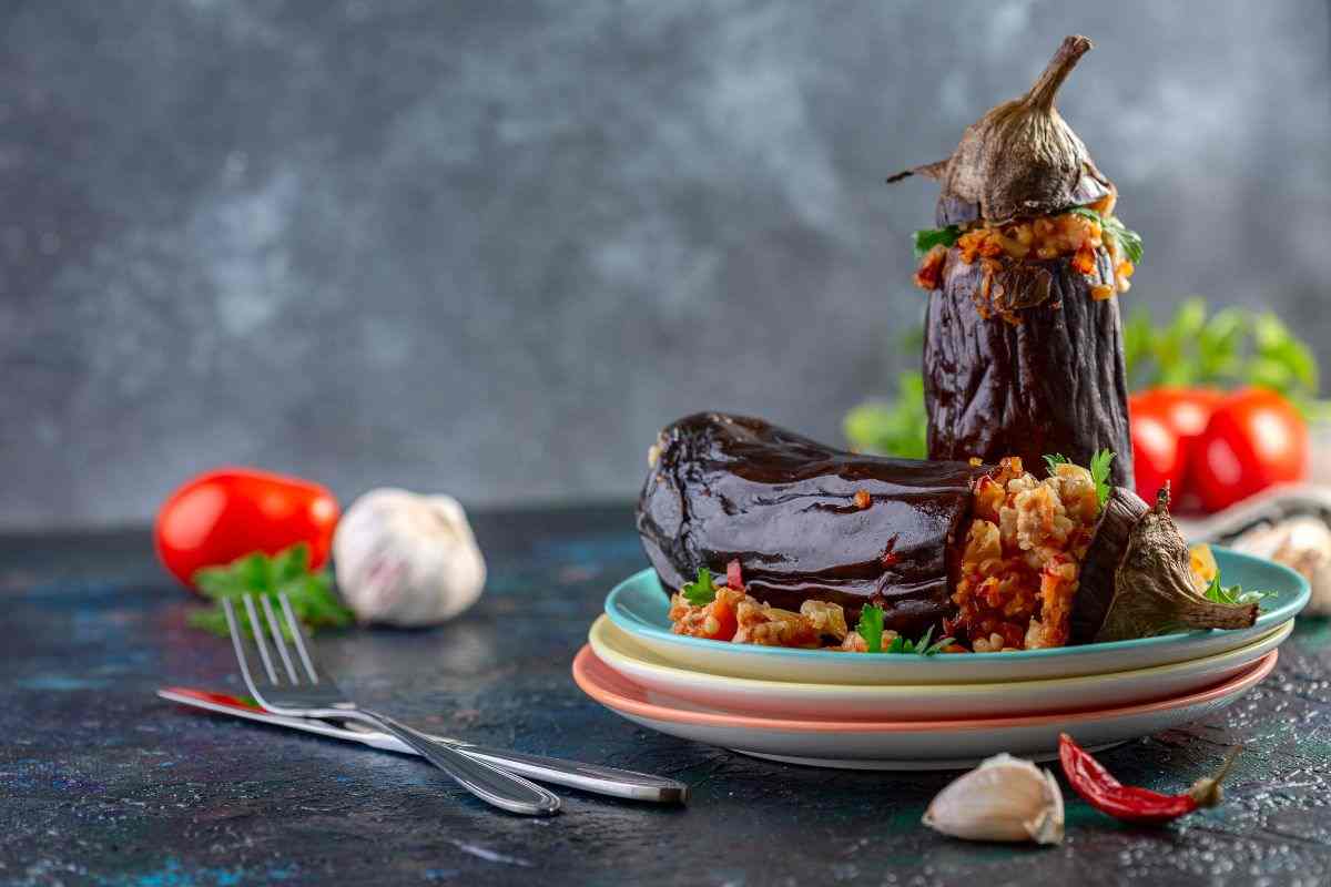 ricetta melanzane ripiene di pasta