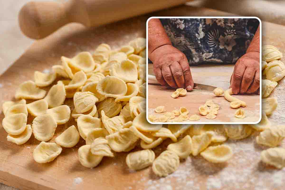 orecchiette pugliesi ricetta 3 ingredienti