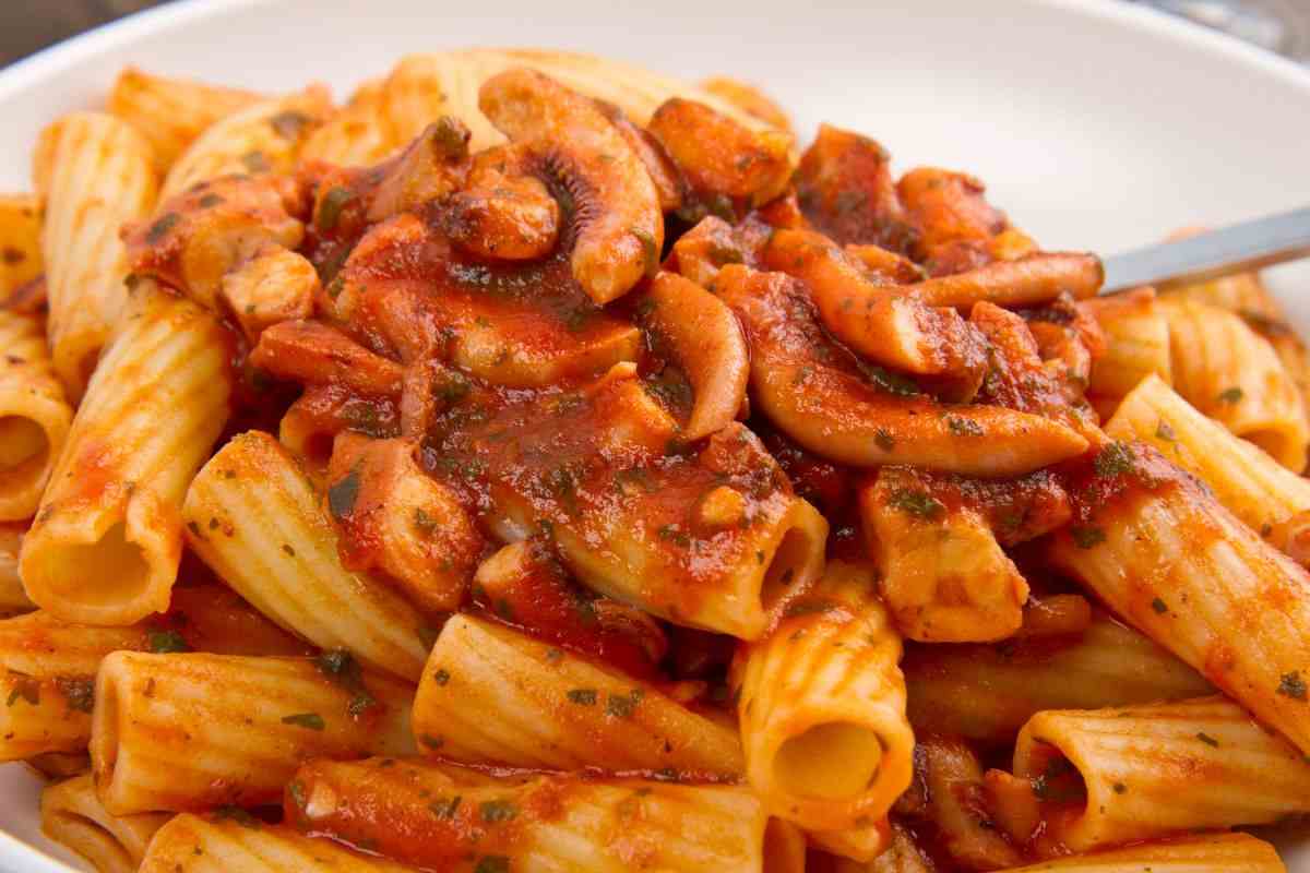 pasta con polpo ricetta