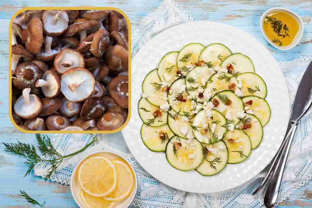 Carpaccio vegetariano ricetta