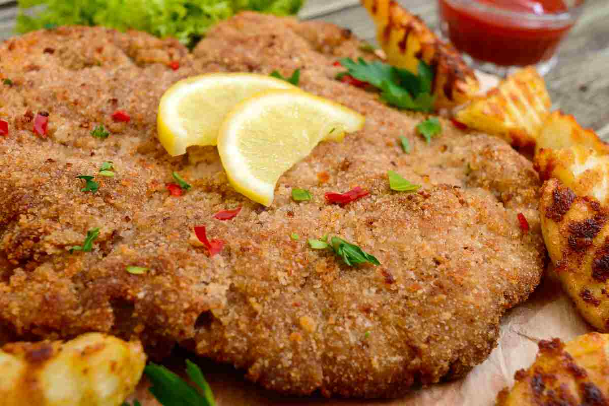 Cotolette alla palermitana con prezzemolo, menta e formaggio pecorino