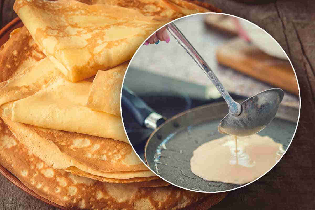 Crepes senza latte e farina ricetta