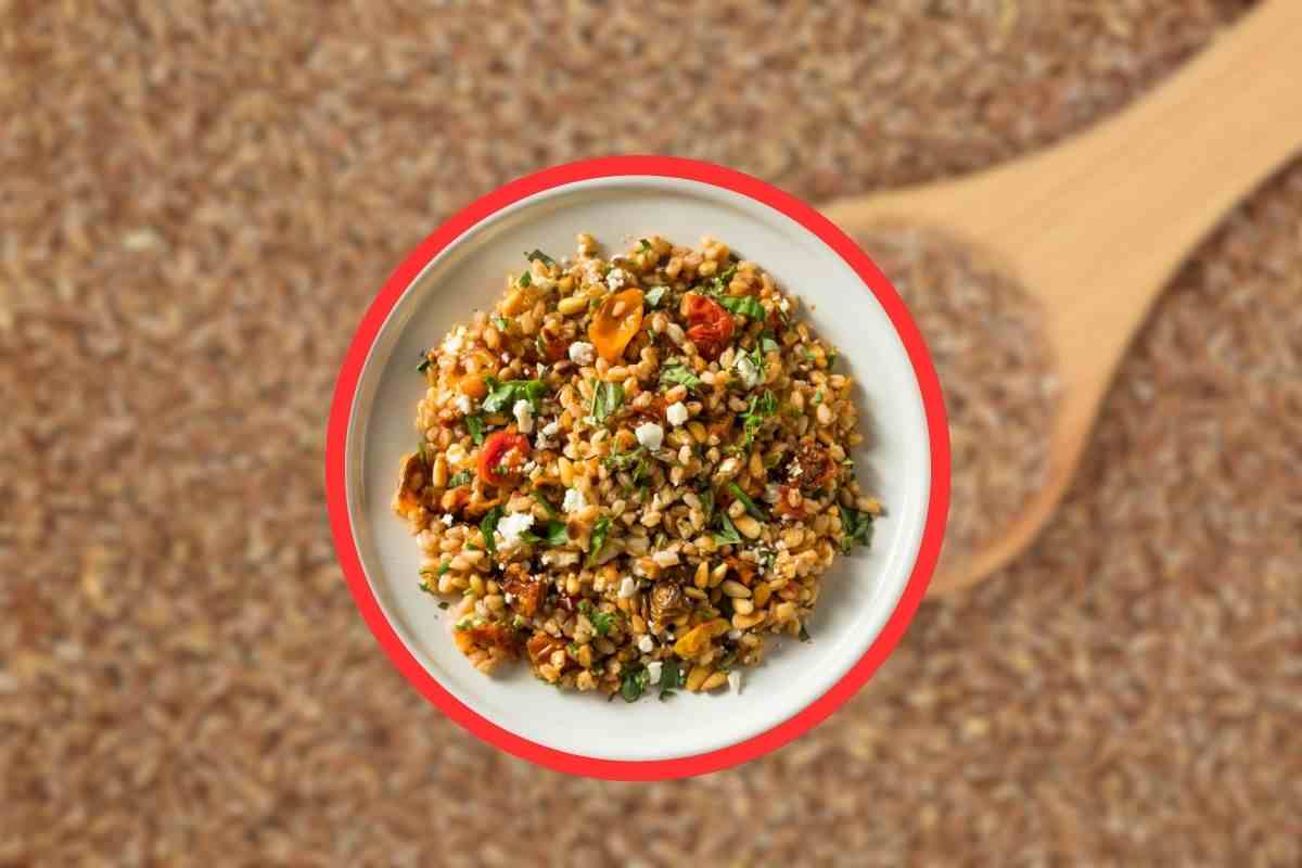 Insalata di farro ricetta