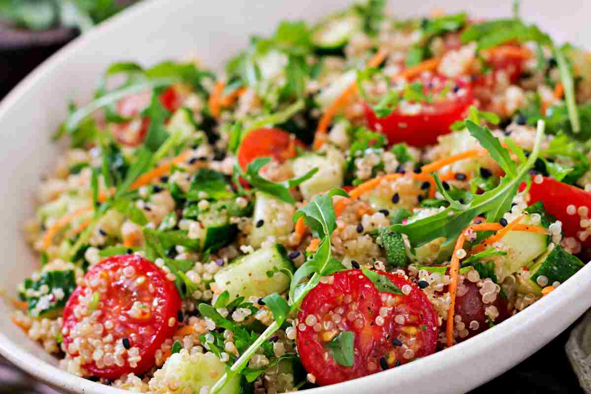 Insalata di quinoa per la ricetta del giorno