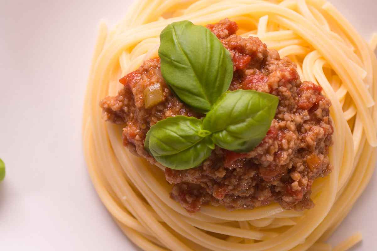 Pasta al ragù di seitan per la ricetta del giorno