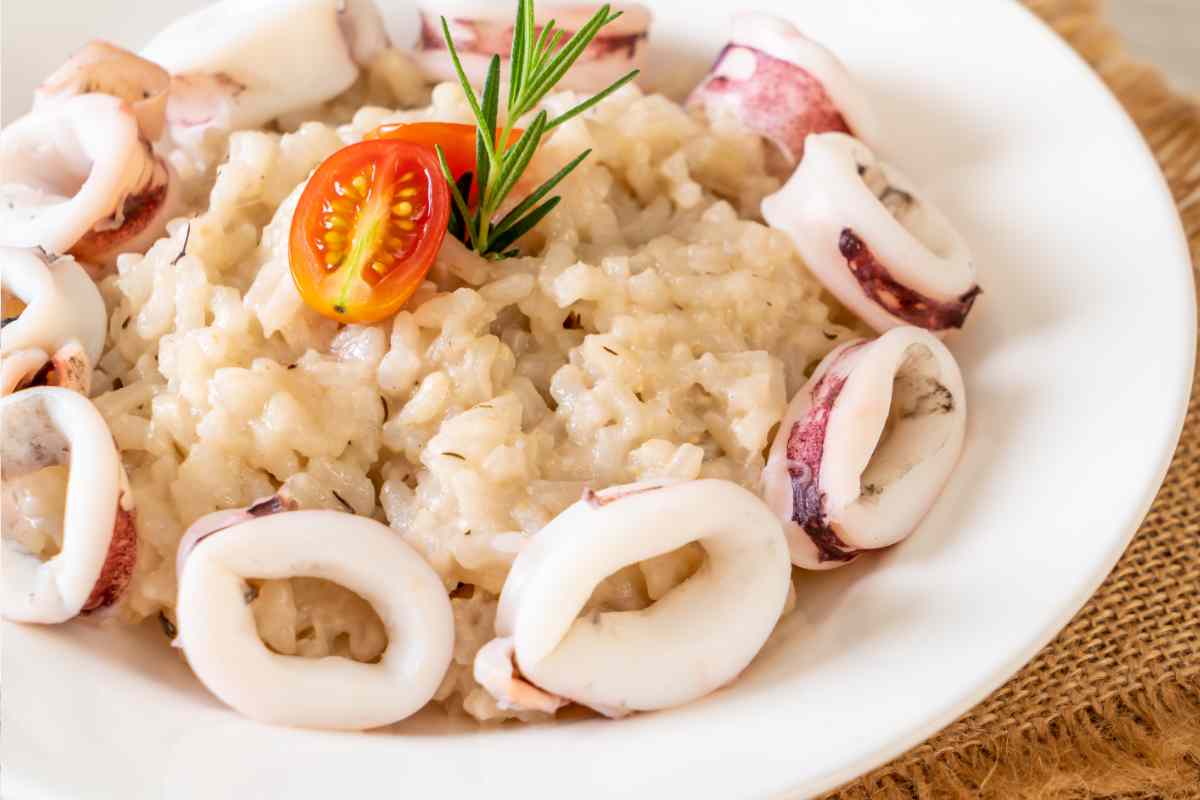 Risotto alle seppie ricetta