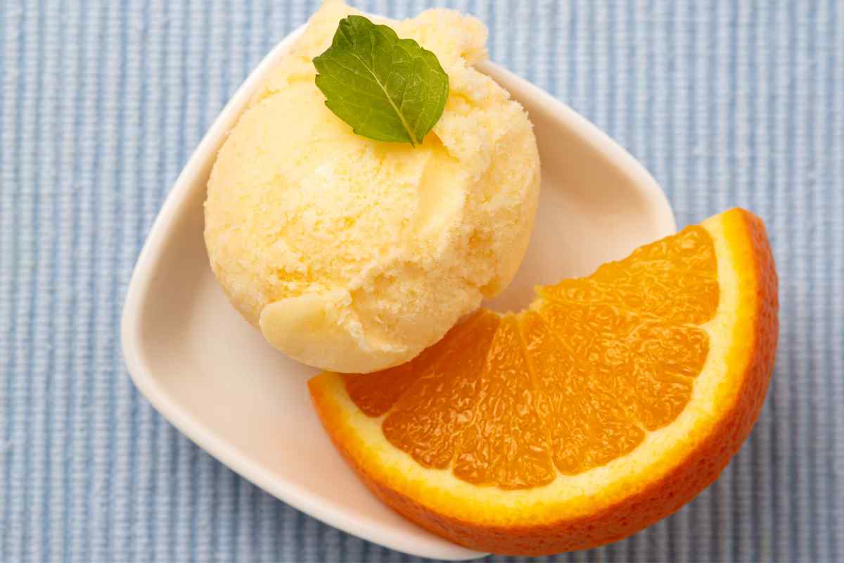 Sorbetto all'arancia ricetta