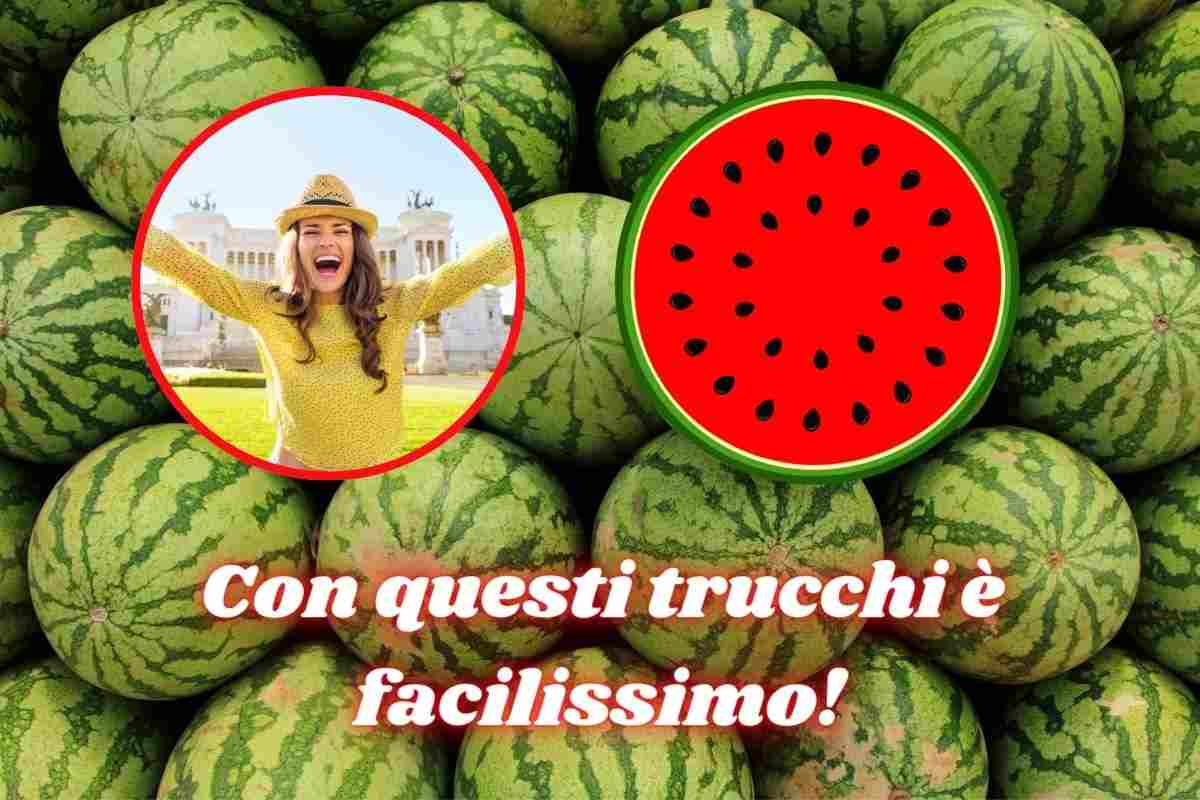 come scegliere anguria dolce al supermercato