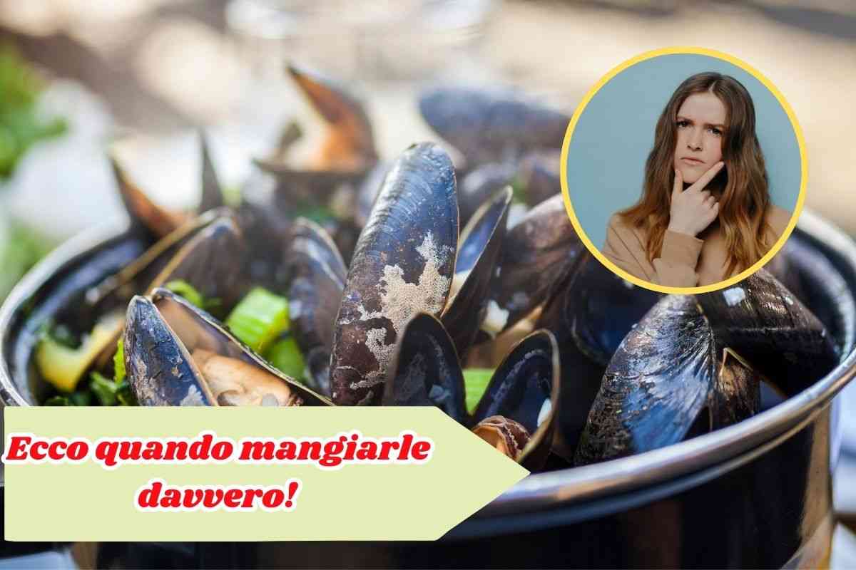 qual è periodo migliore per mangiare cozze