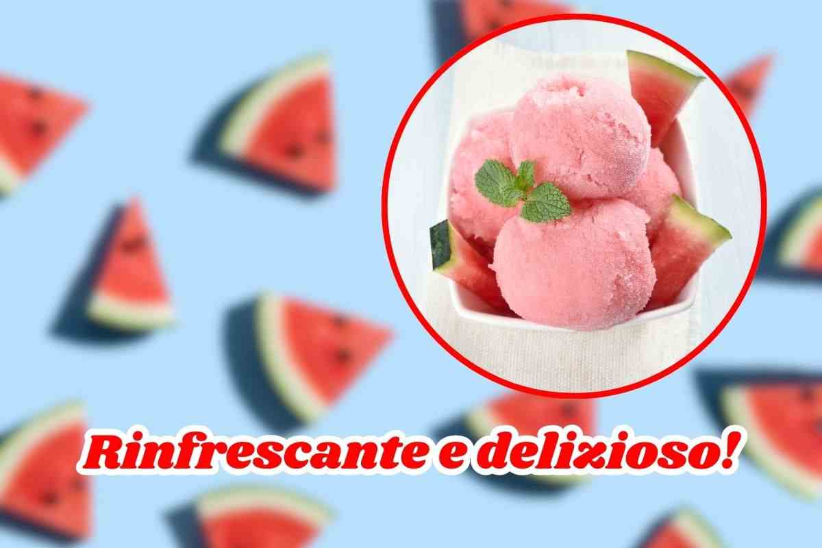 ricetta del gelato al cocomero