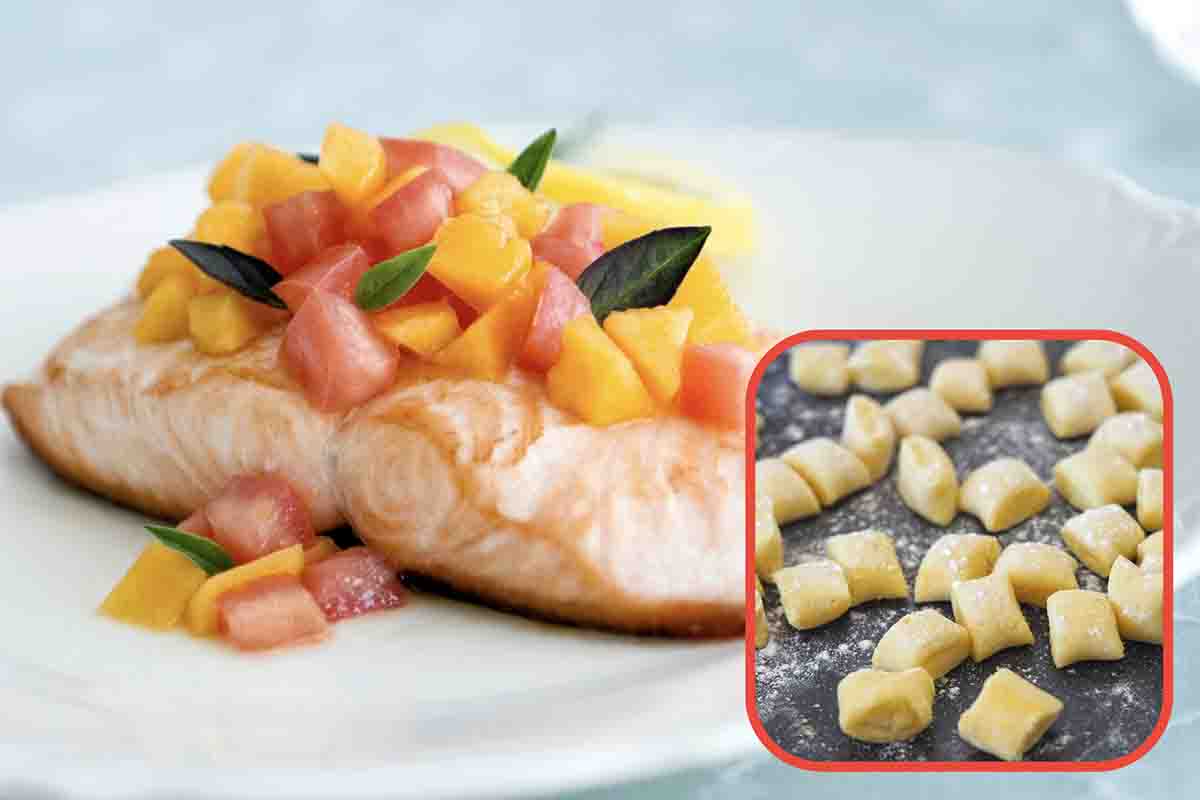 primo piatto pesce con gnocchi