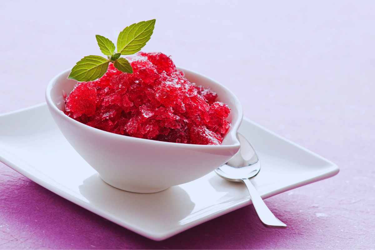 ricetta granita all'uva