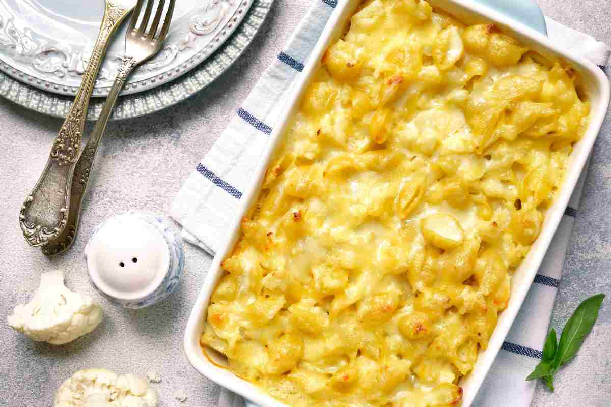 pasta con cavolfiore al forno