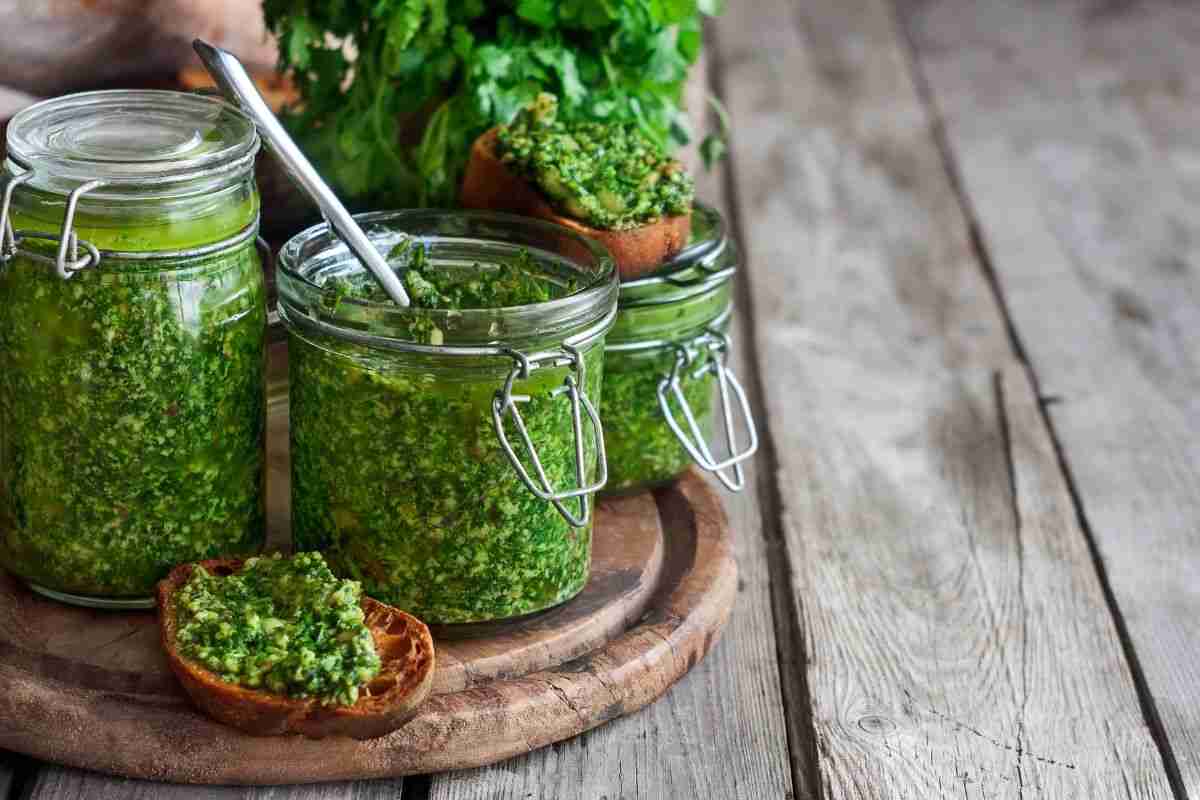 come conservare pesto genovese