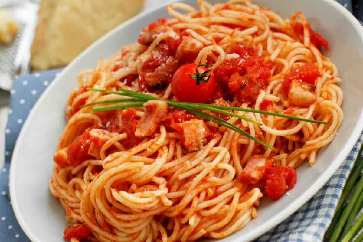 La pasta più buona dell'amatriciana