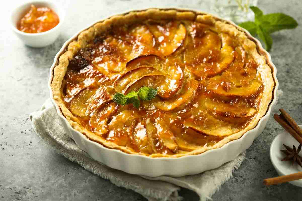 ricetta crostata mele senza burro