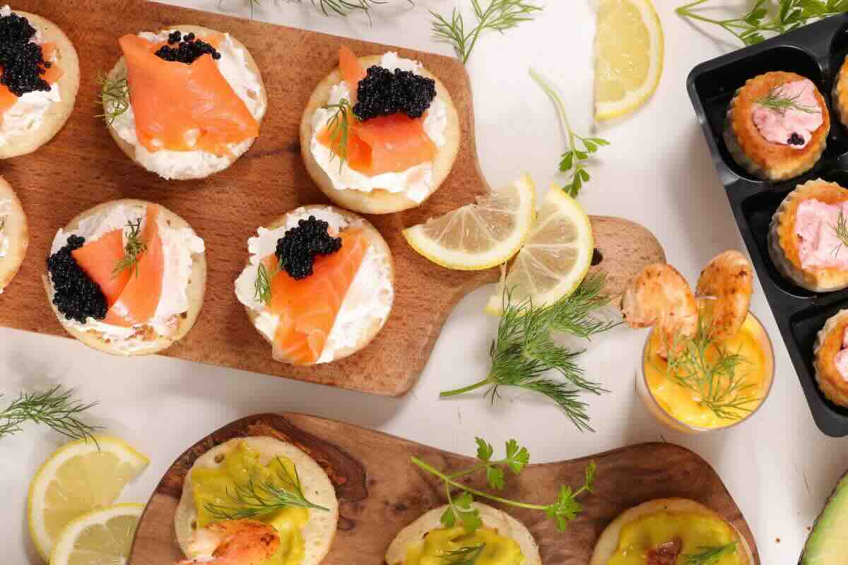 Snack salato per gli amici