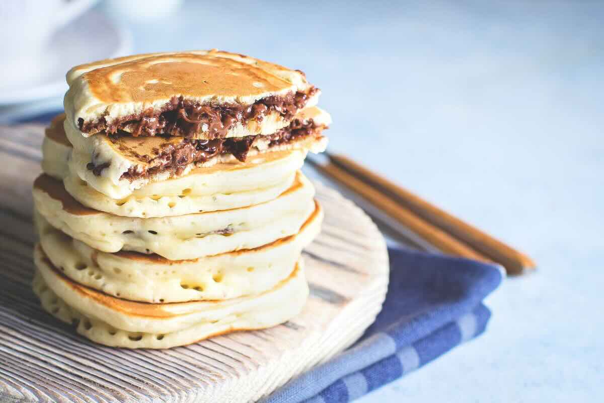 come fare pancakes alla Nutella