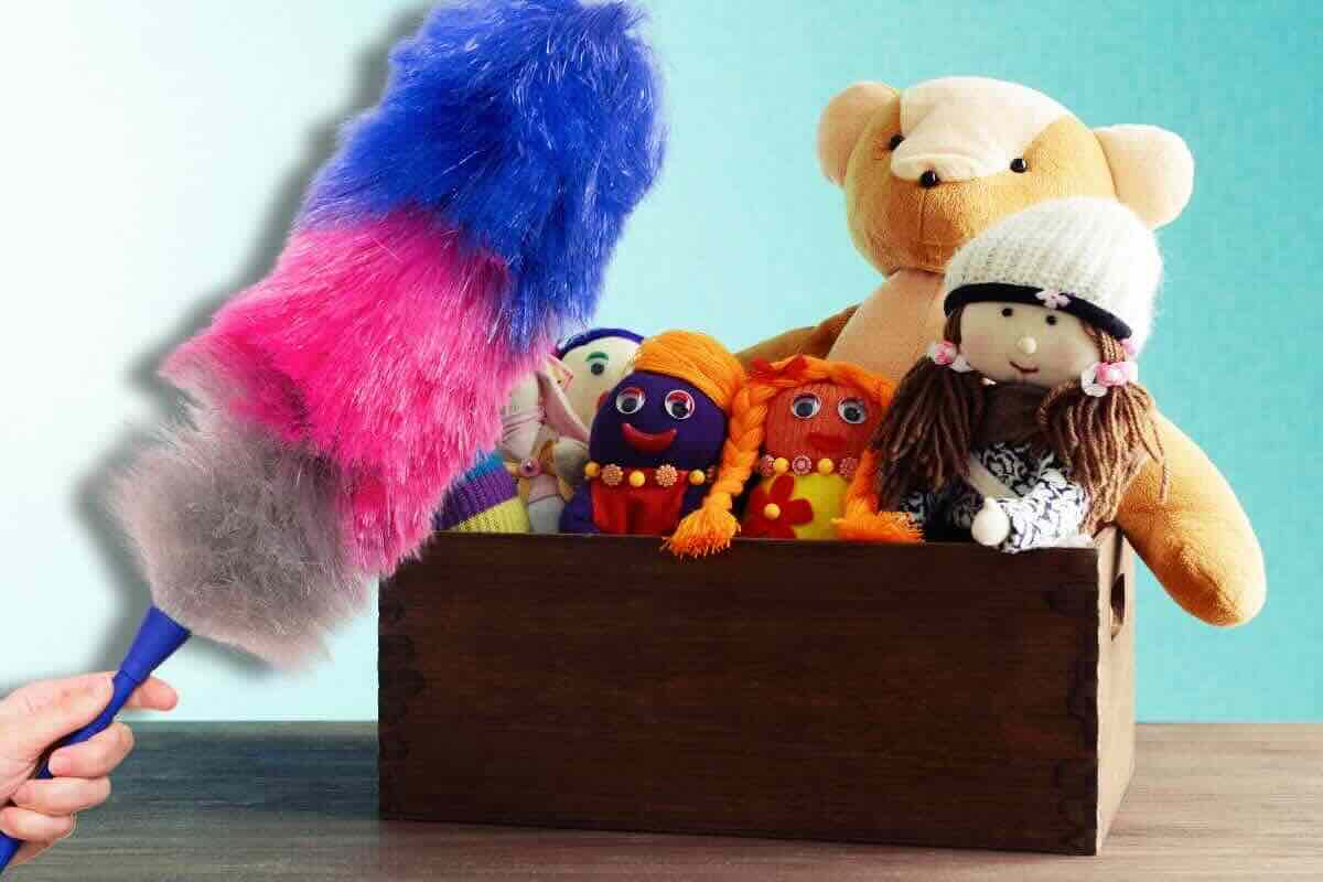 Addio macchie e polvere nei peluche dei bambini