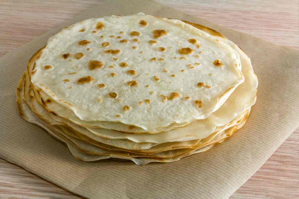 piadina romagnola fatta in casa