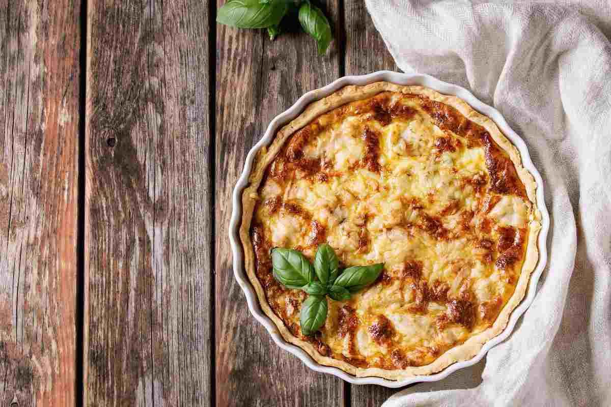 ricetta rustico di sfoglia e mozzarella