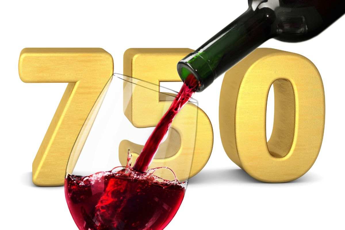 perché bottiglie di vino da 750 ml