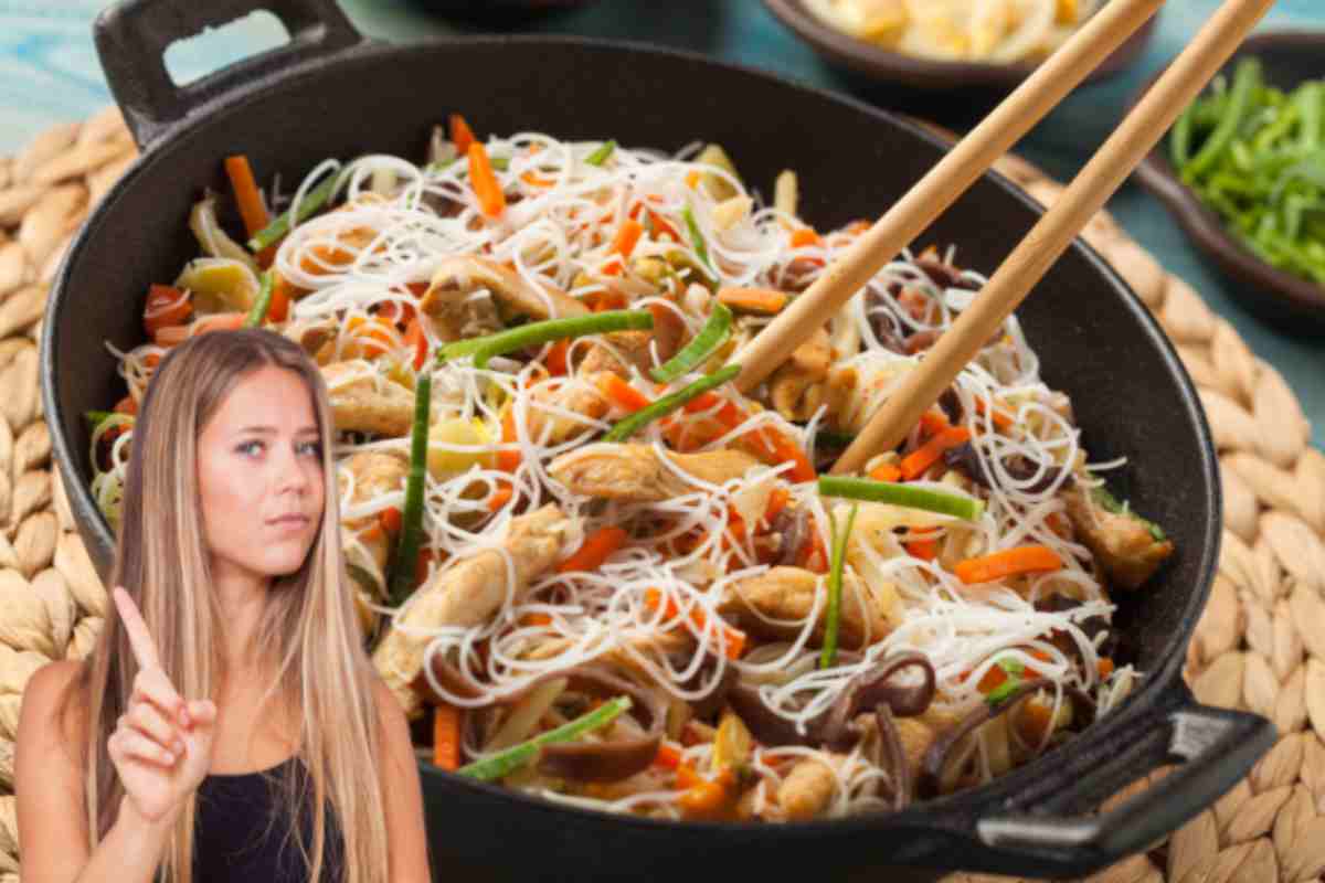 wok padella cinese cosa non cucinare