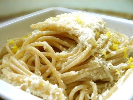 spaghettini al limone